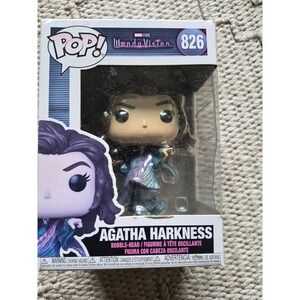Funko Pop Marvel WandaVision Agatha Harkness 826 Bobble-Head Vinyl Figure